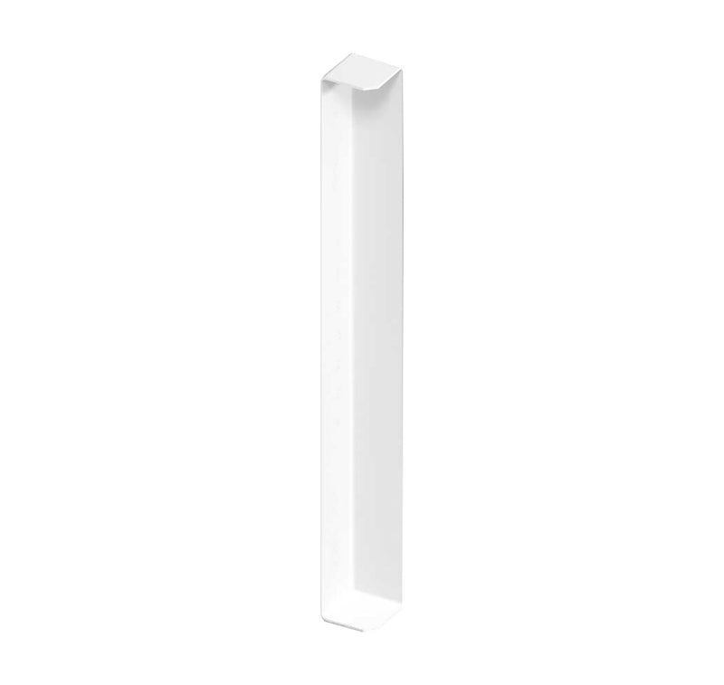 White Fascia Double Ended Corner Trim (450mm Length)