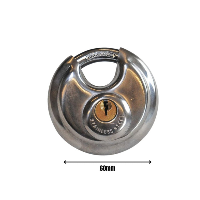 Discuss Padlock Satin Stainless Steel 60mm