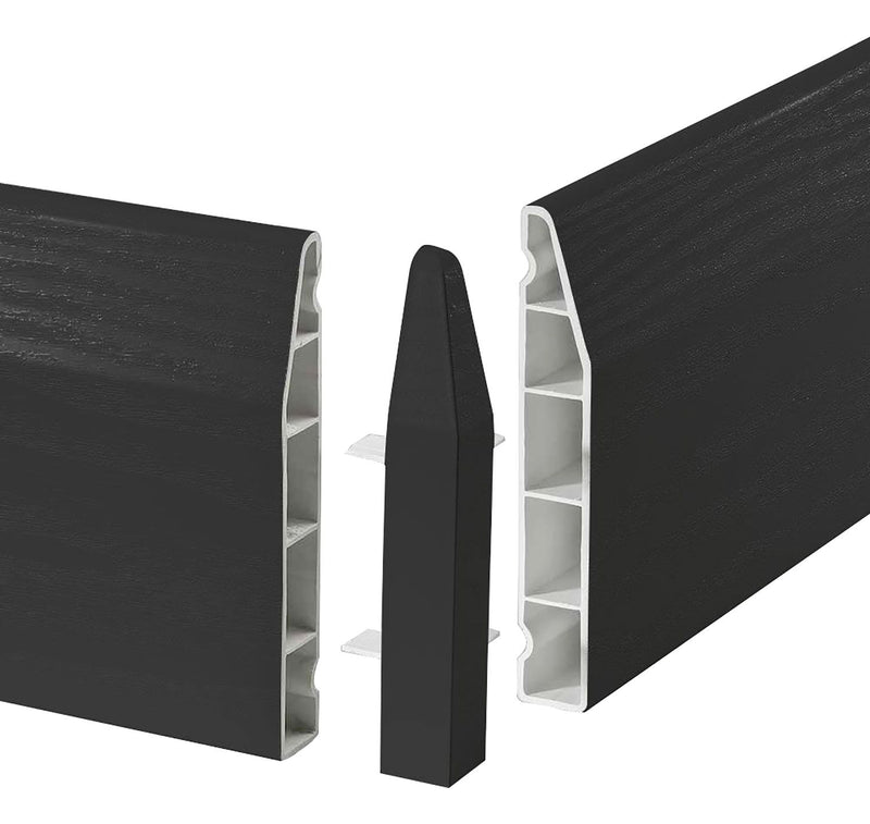 Anthracite Grey Roomline Chamfered External Corner Trim 150mm - Pack of 2