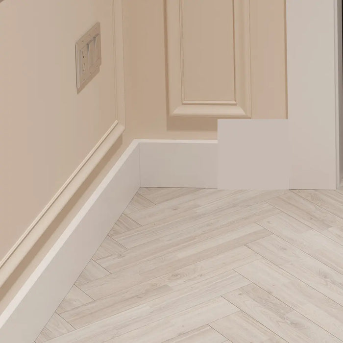 Unprimed Square MDF Skirting Board Cover