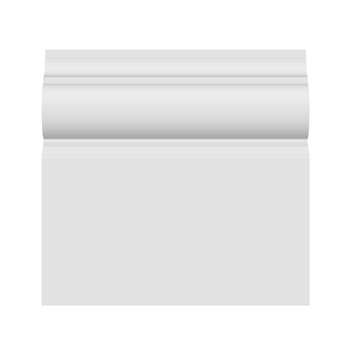 Unprimed Torus II MDF Skirting Board Cover