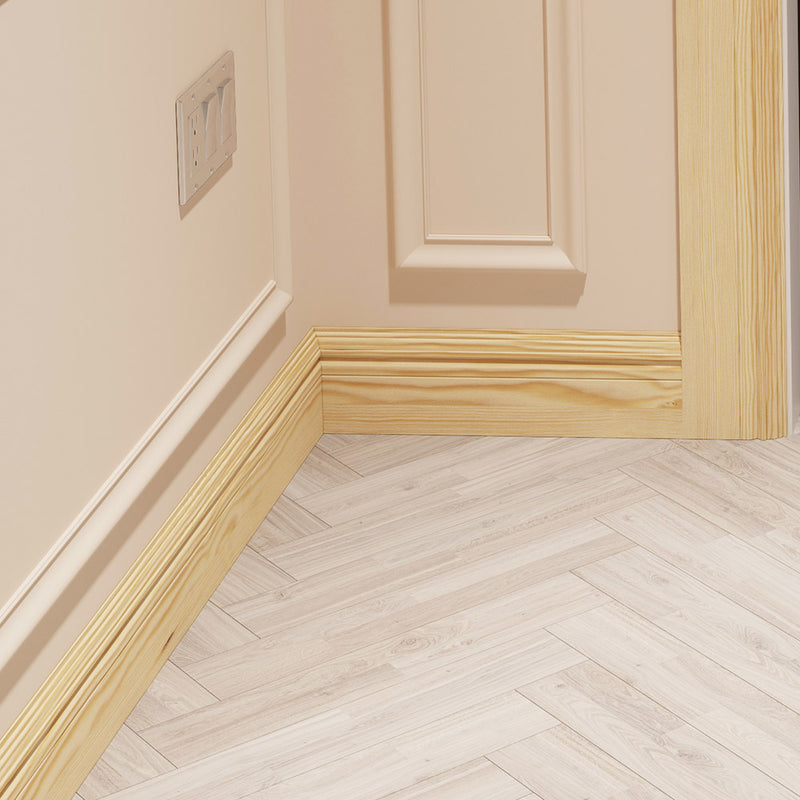 70mm Frontier Pine Skirting Board - Primed or Unprimed