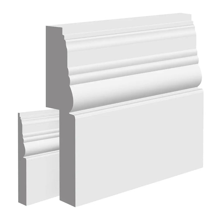 140mm Antique MDF Skirting Board - Primed or Unprimed