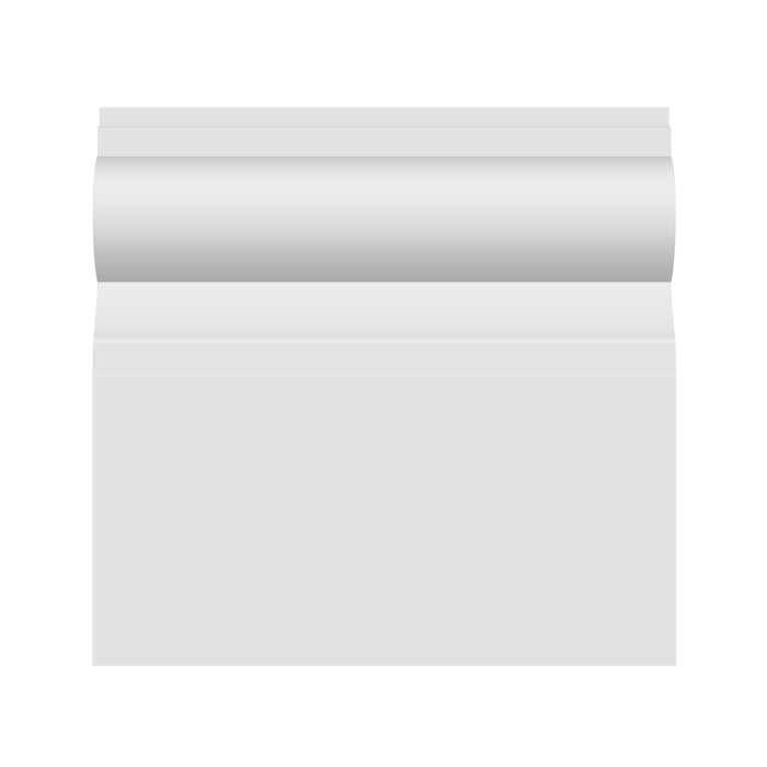 Primed Torus I MDF Skirting Board Cover