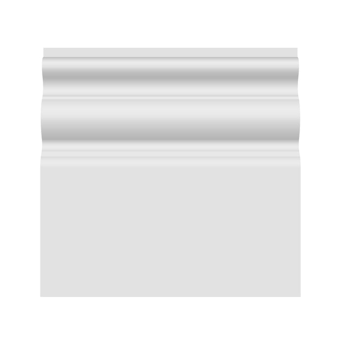 Primed Regency MDF Skirting Board Cover