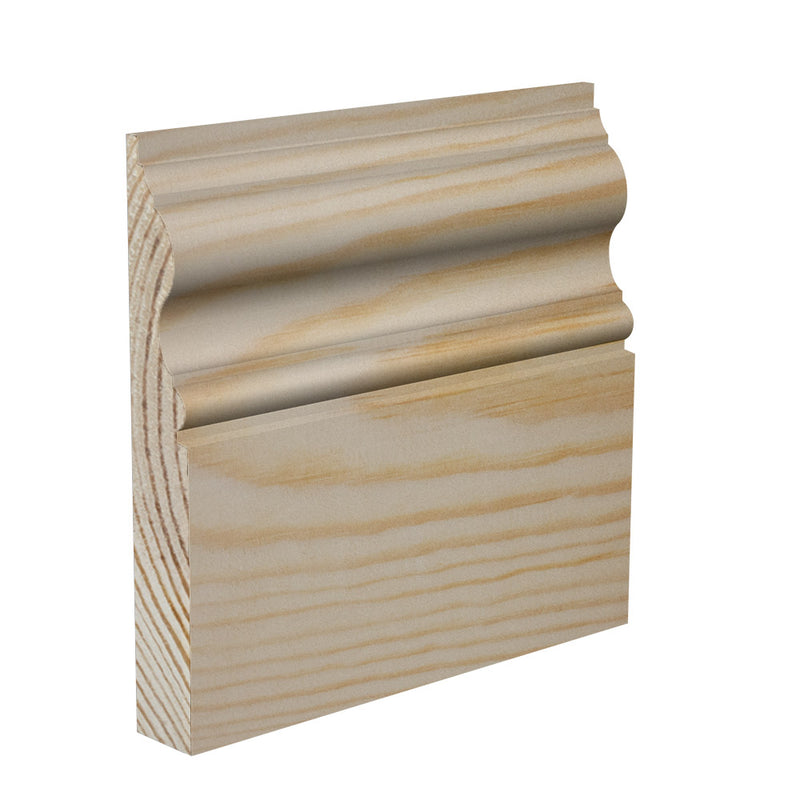 70mm Valencia Pine Skirting Board - Primed or Unprimed