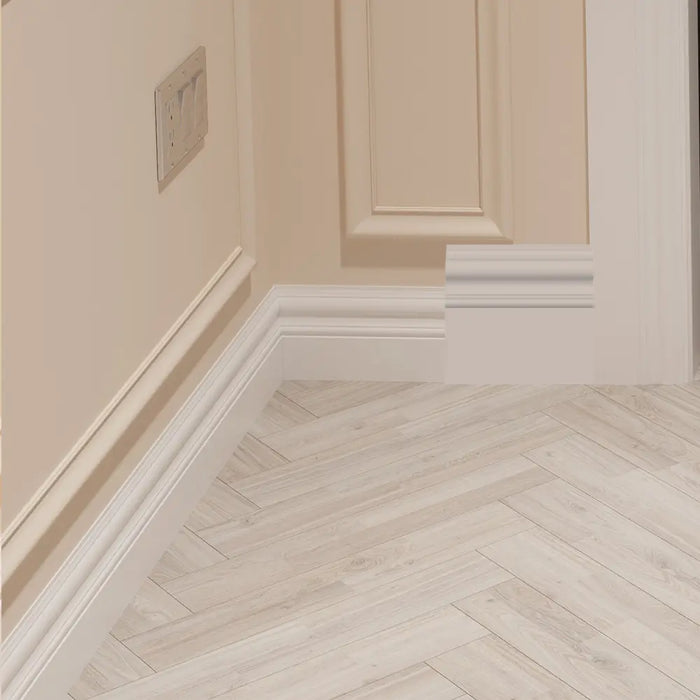 Unprimed Valencia MDF Skirting Board Cover