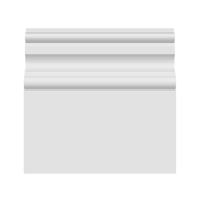 Unprimed Ogee MDF Skirting Board Cover