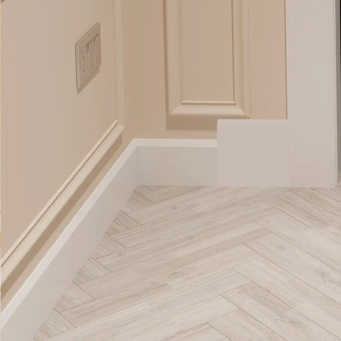 Unprimed Edge II MDF Skirting Board Cover