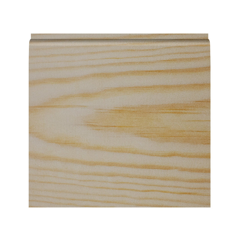 145mm Chamfered Bullnose II Pine Skirting Board - Primed or Unprimed