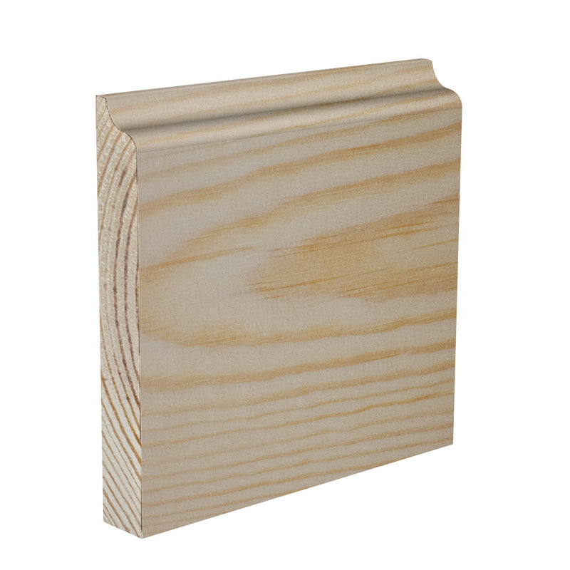 120mm Jive Pine Skirting Board - Primed or Unprimed
