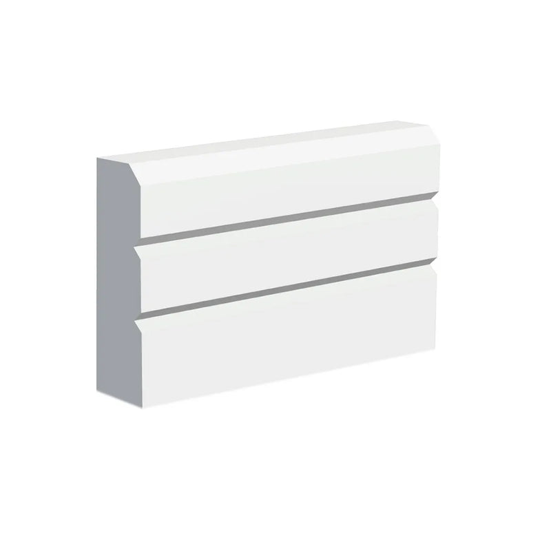 Primed V-Groove II MDF Architrave