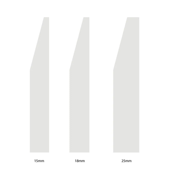 140mm Long Chamfered MDF Skirting Board - Primed or Unprimed
