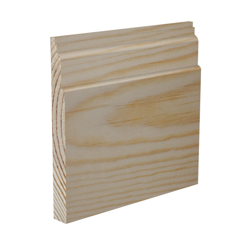 70mm Oslo Pine Skirting Board - Primed or Unprimed
