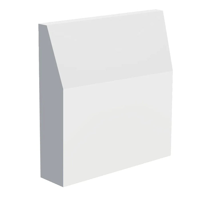 140mm Long Chamfered MDF Skirting Board - Primed or Unprimed