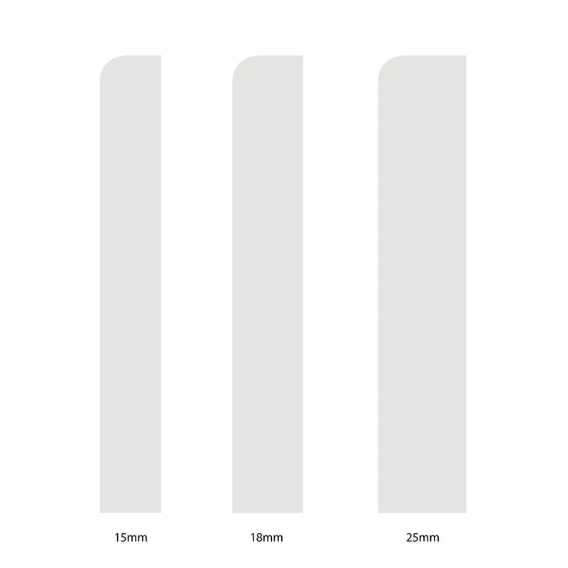 220mm Pencil Round II (6mm Rad) MDF Skirting Board - Primed or Unprimed