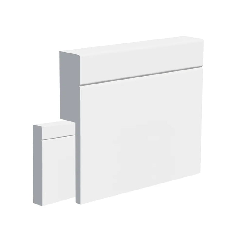 Unprimed Burford MDF Skirting Board Cover