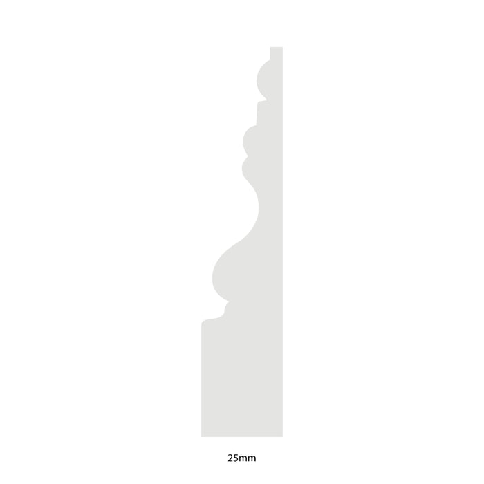 120mm Blenheim MDF Skirting Board - Primed or Unprimed