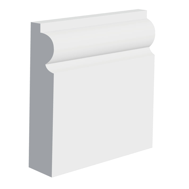 70mm Classic Torus MDF Skirting Board - Primed or Unprimed