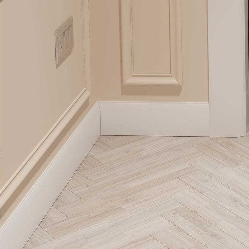 195mm Chamfered MDF Skirting Board