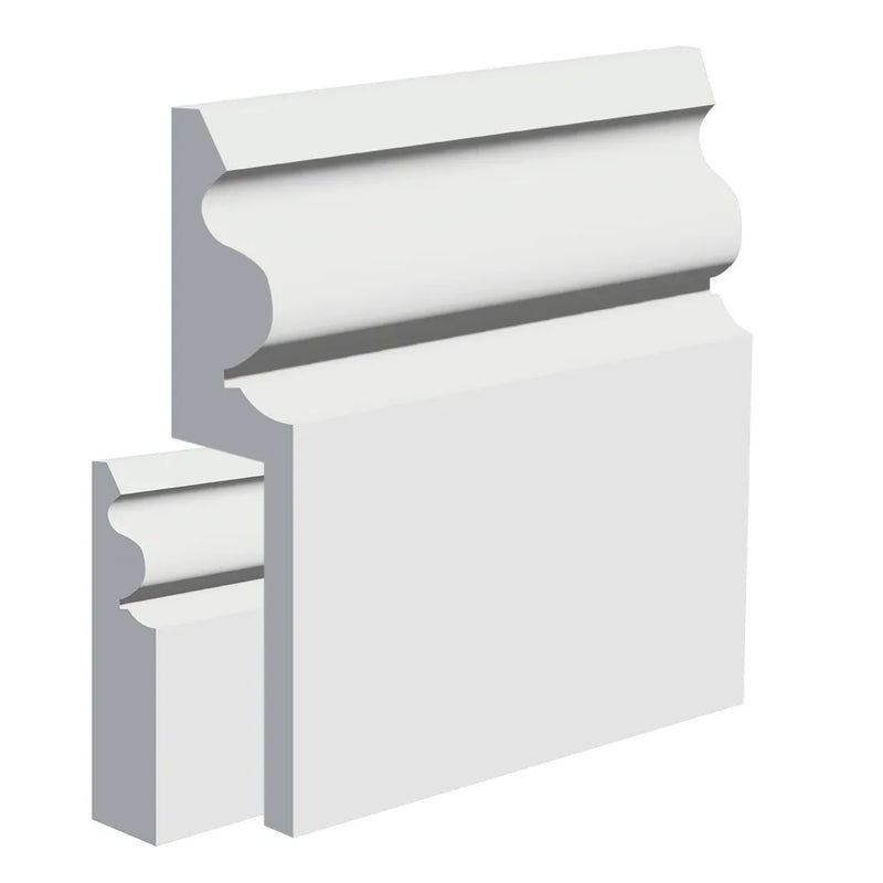 Unprimed Regency Ogee MDF Cover Board