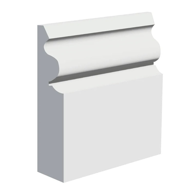 270mm Regency Ogee MDF Skirting Board - Primed or Unprimed
