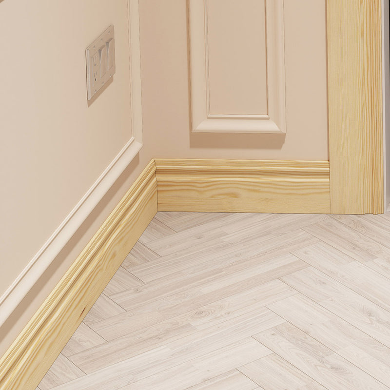 120mm Reed I Pine Skirting Board - Primed or Unprimed