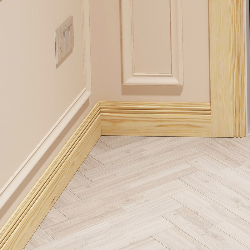 95mm Reed II Pine Skirting Board - Primed or Unprimed