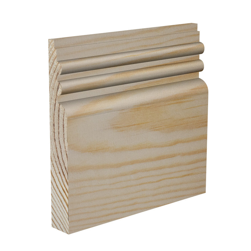 70mm Reed II Pine Skirting Board - Primed or Unprimed