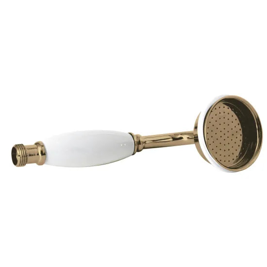 Traditional Brushed Brass Shower Handset