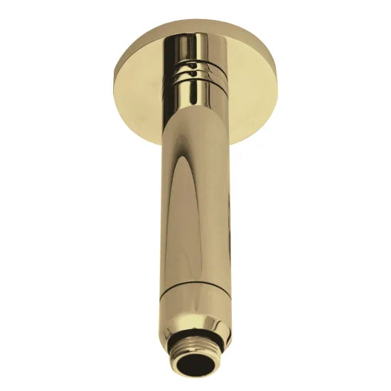Old London Brushed Brass Ceiling Mounted Shower Arm