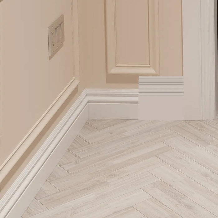 Primed Vienna MDF Skirting Board Cover