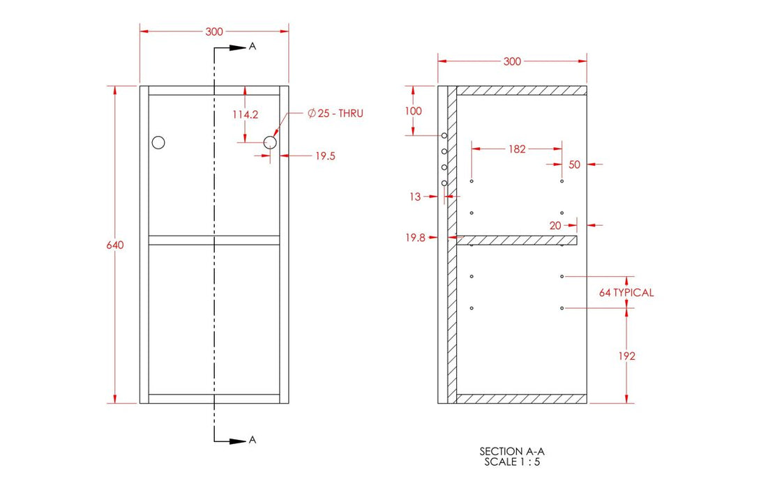 Haven 1536mm Standard Basin, WC & 1 Door Unit Pack - Matt White