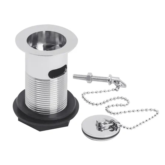 Arley Pro Chrome Plug With Chain Basin Waste
