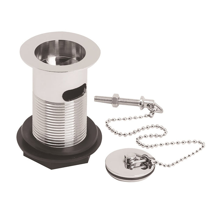 Arley Pro Chrome Plug With Chain Basin Waste