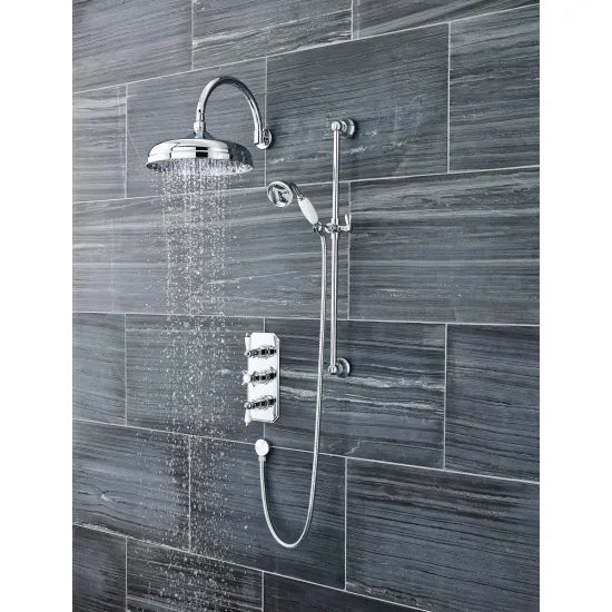 Arley Pro 12'' Chrome Apron Fixed Shower Head