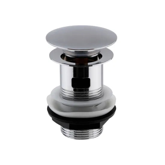 Arley Pro Chrome Slotted Push Button Basin Waste