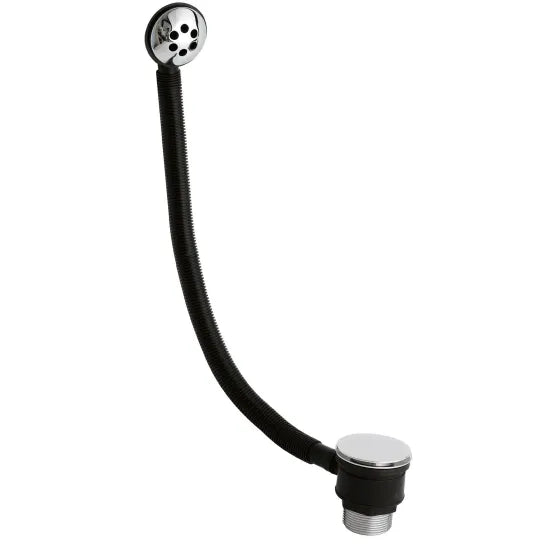 Arley Pro Chrome Push Button Bath Waste and Overflow