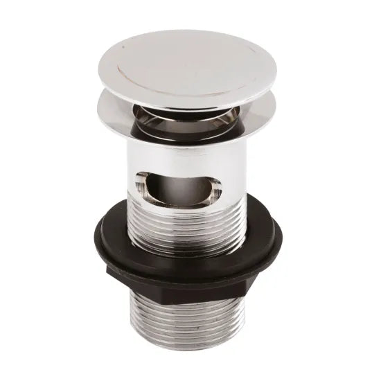 Arley Pro Chrome Push Button Basin Waste