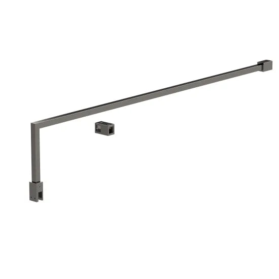 Arley Pro Brushed Pewter Wetroom Screen Support Arm
