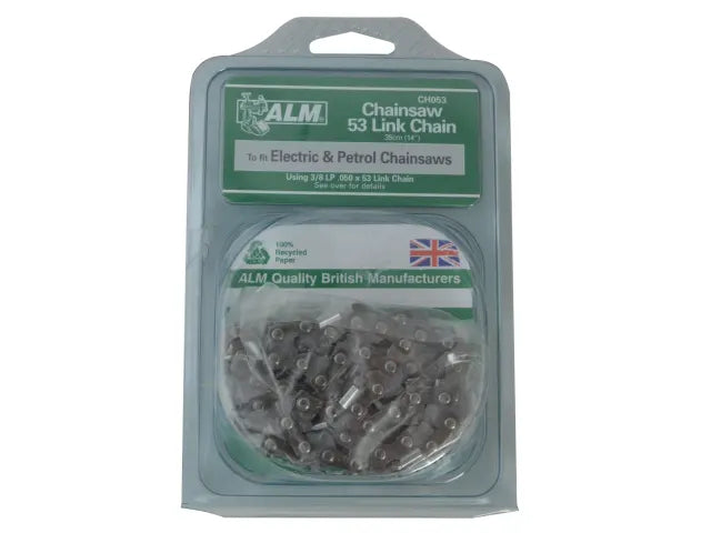 CH053 Chainsaw Chain 3/8in x 53 Links 1.3mm - Fits 35cm Bars