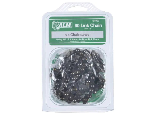 CH060 Chainsaw Chain 3/8in x 60 links 1.3mm - Fits 45cm Bars