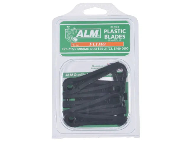 FL241 Plastic Blades Small Hole to Suit Flymo