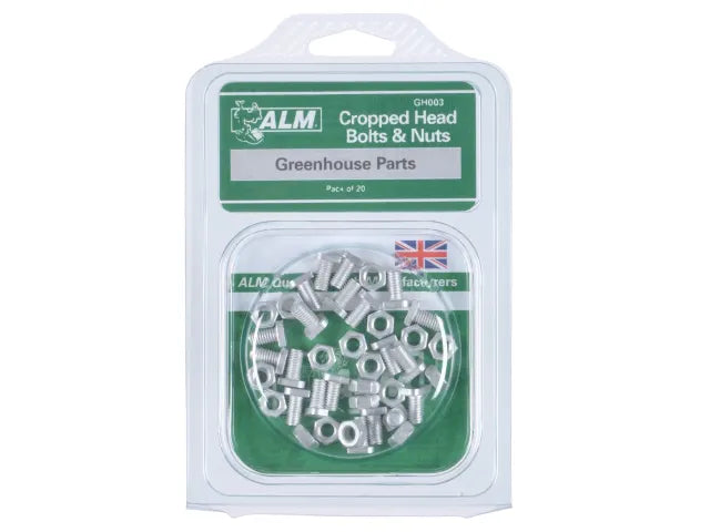 Cropped Glaze Bolts & Nuts x 20 GH003