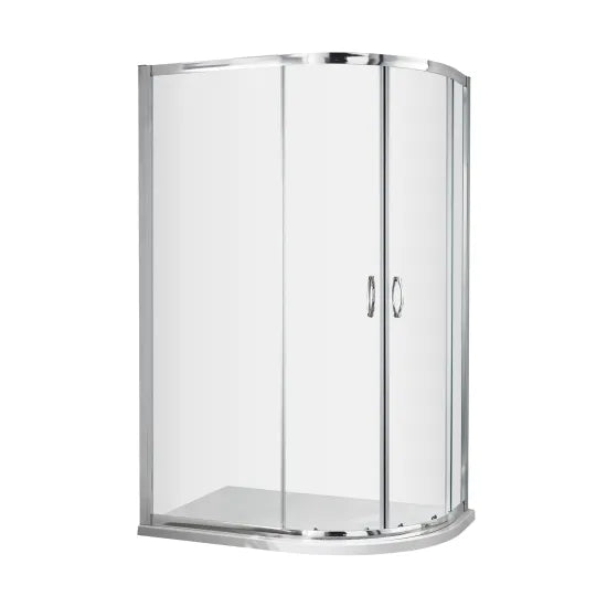 Arley Pro Ralus 5 1000 x 800mm Chrome Offset Quadrant Shower Enclosure