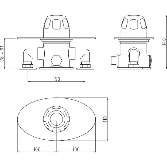 Arley Pro Chrome Sequential Thermostatic Shower Valve