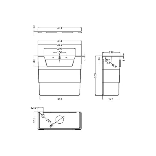 Arley Pro Chrome Dual Flush Concealed Cistern