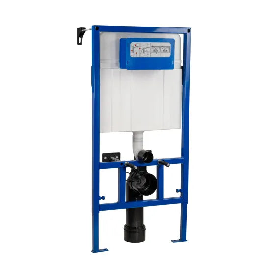 Arley Pro Mid Height Dual Flush Concealed Cistern With Frame