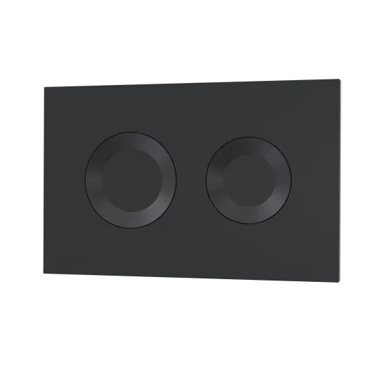 Arley Pro Round Black Dual Flush Push Button