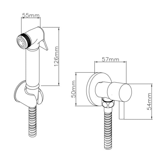 Arley Pro Chrome Douche Spray Kit